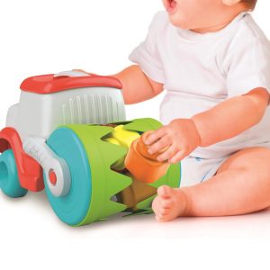 Alternative view of Clementoni Sensory Steamroller Brick Eater Roller with 6 Clemmy Blocks, for Toddlers 6-36 Months, 17495